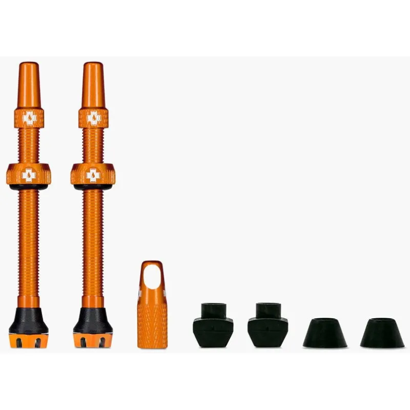 Ieftin Valve tubeless Muc-Off Tubeless Valves V2 44mm Portocalii