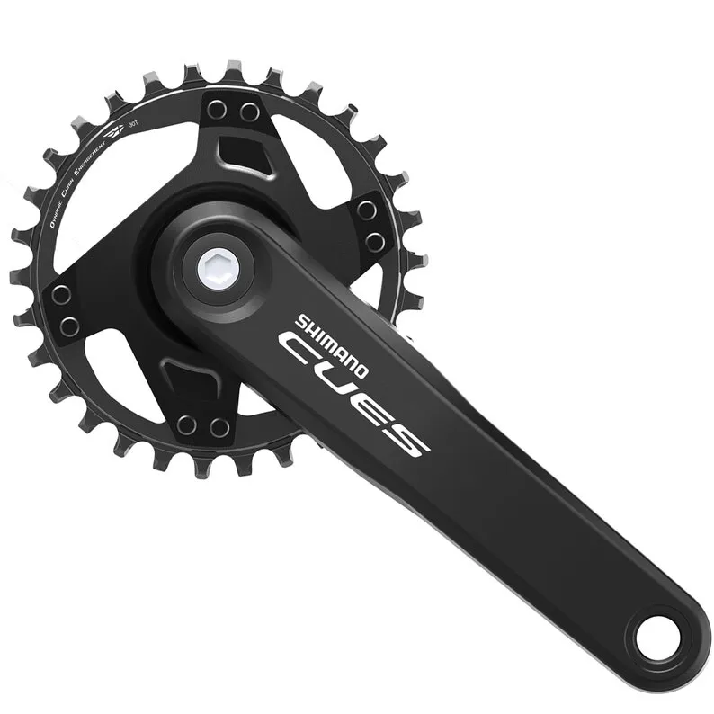 Angrenaj Pedalier Shimano Fc-U4000-1, Cues, 30t, Brat 170mm, Pt. 9/10/11 Vit. Pe Spate, Fara Cg, Incl. Suruburi, Incompatibil Chaincase, Ambalat Ind. Noutate