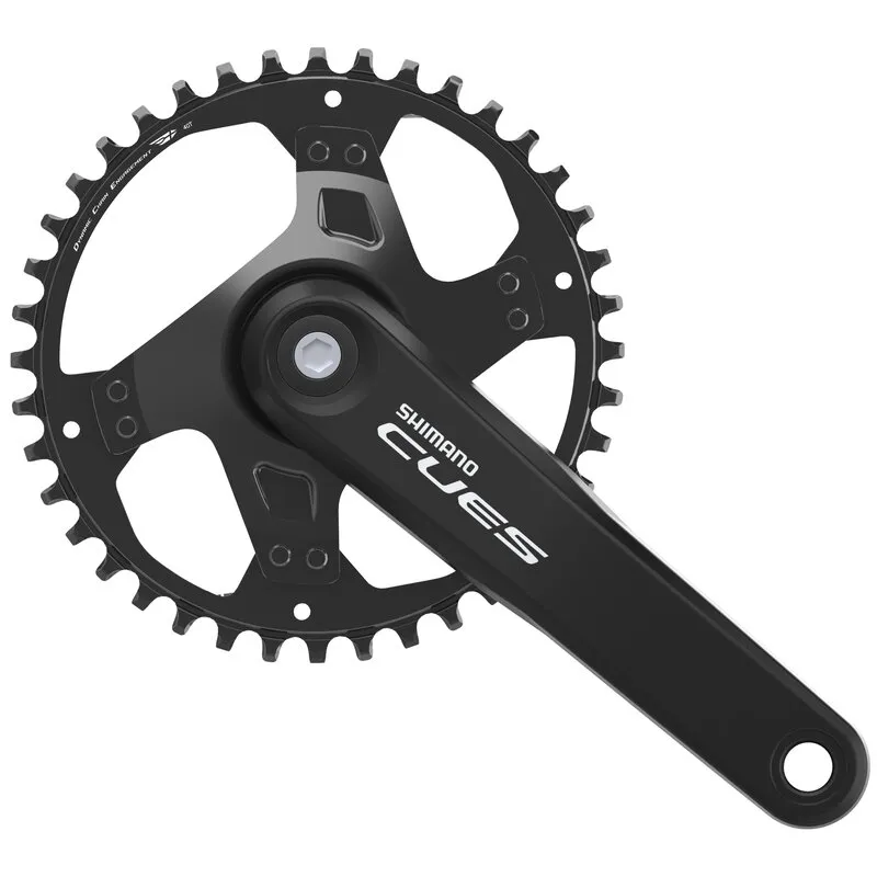 Angrenaj Pedalier Shimano Fc-U4000-1, Cues, 40t, Brat 175mm, Pt. 9/10/11 Vit. Pe Spate, Fara Cg, Incl. Suruburi, Compatibil Chaincase, Ambalat Ind. Premium