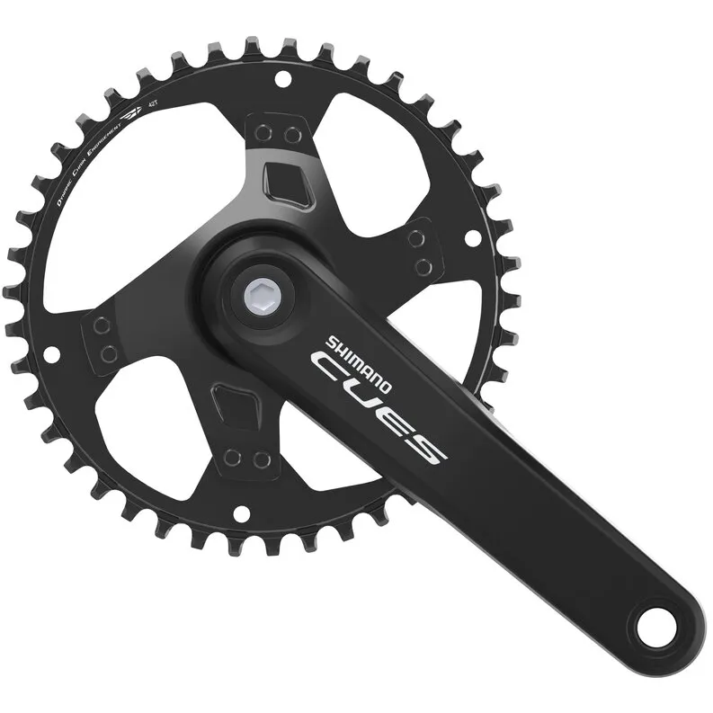 Angrenaj Pedalier Shimano Fc-U4000-1, Cues, 42t, Brat 175mm, Pt. 9/10/11 Vit. Pe Spate, Fara Cg, Incl. Suruburi, Compatibil Chaincase, Ambalat Ind. Ultima șansă