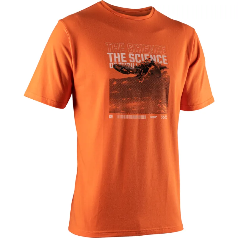 Chilipir Tricou Leatt Core Peach Orange L