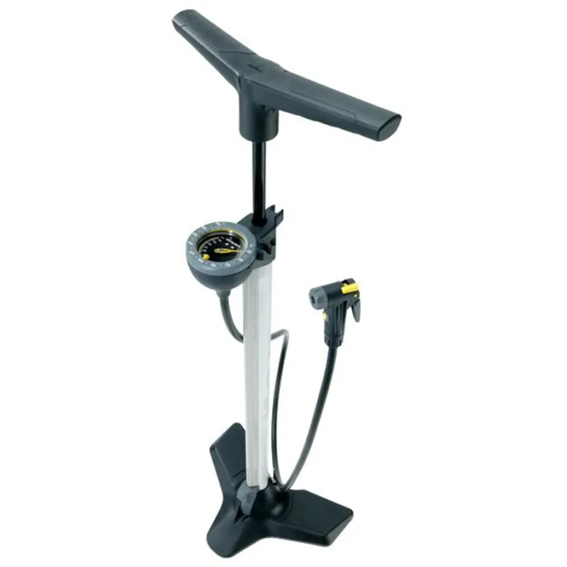 Chilipir Pompa Podea Bicicleta Topeak Joeblow Race, Alb-Negru
