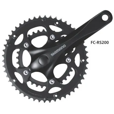 ANGRENAJ PEDALIER SHIMANO FC-RS200, 50X34T, BRAT 170MM, PT. 8 VIT. PE SPATE, FARA CG, NEGRU, AMBALAT IND. Popular