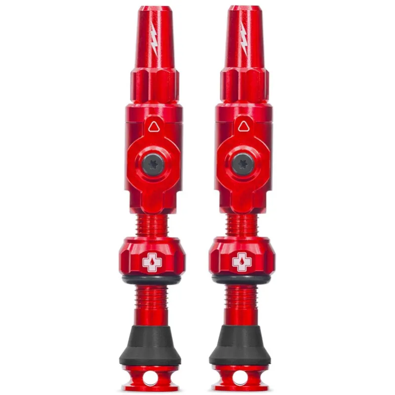 Valve tubeless Muc-Off Tubeless Valves Big Bore Lite (Medium) Red Ofertă de sezon