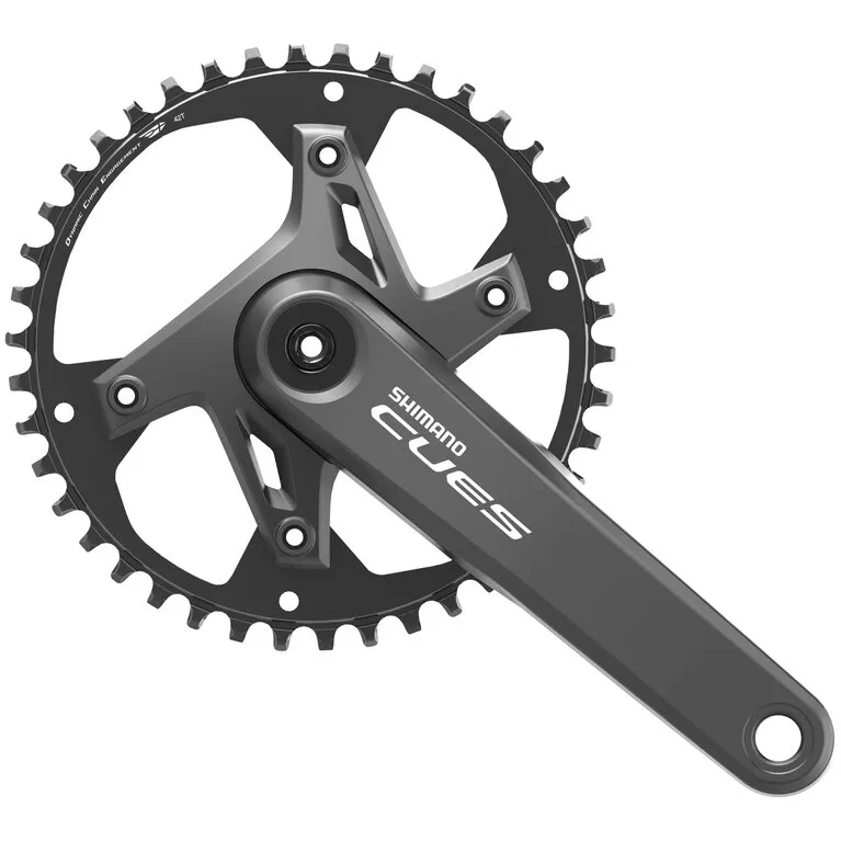 Angrenaj Pedalier Shimano, Fc-U6000-1, Cues, For Rear 9/10/11-Speed,2-Pcs Fc, 170mm, 42t W/O Cg, W/O Bb Parts, Compatible Chain Case, Ind.pack Promoție