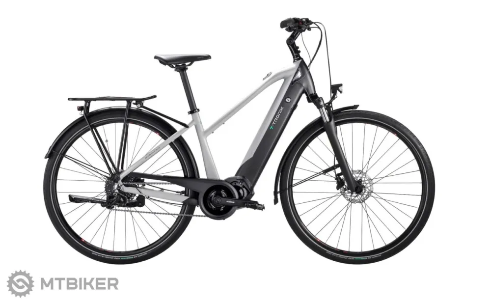 Cumpărături sigure Bicicletă electrică damă Bianchi T-Tronik T Type Lady Sunrace X5 28, gri/negru - 43