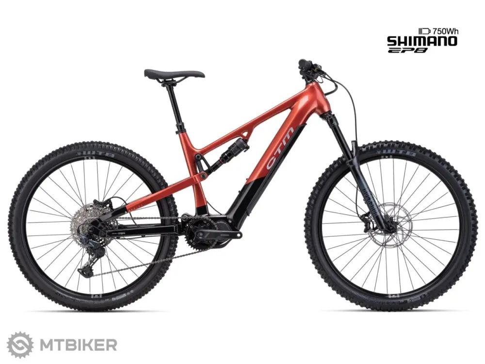 Bicicletă electrică CTM REZIST Xpert 29, black/tehlová - M Cumpărături sigure