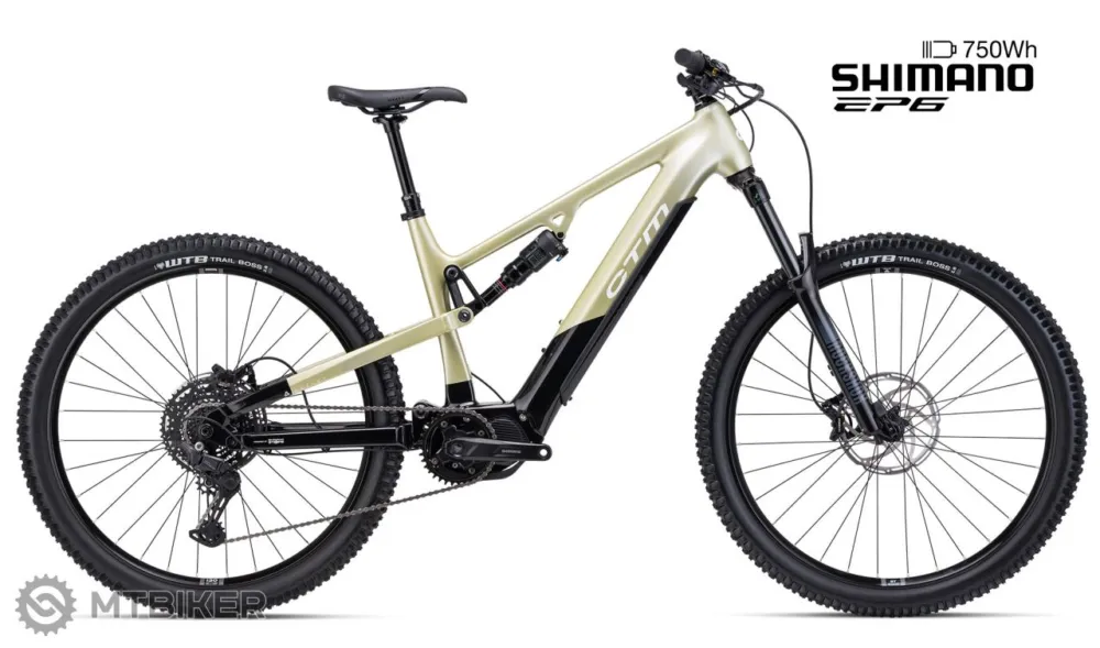 Bicicletă electrică CTM REZIST Comp 29, negru/auriu deschis - M Noutate