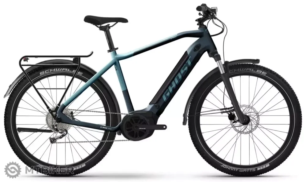 Bicicletă electrică GHOST E-Tera Essential 27.5 EQ B500, gri/albastru - S Bestseller