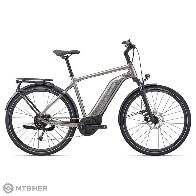Plată sigură Bicicletă electrică Giant Explore E+ 3 DD 28, space grey - M