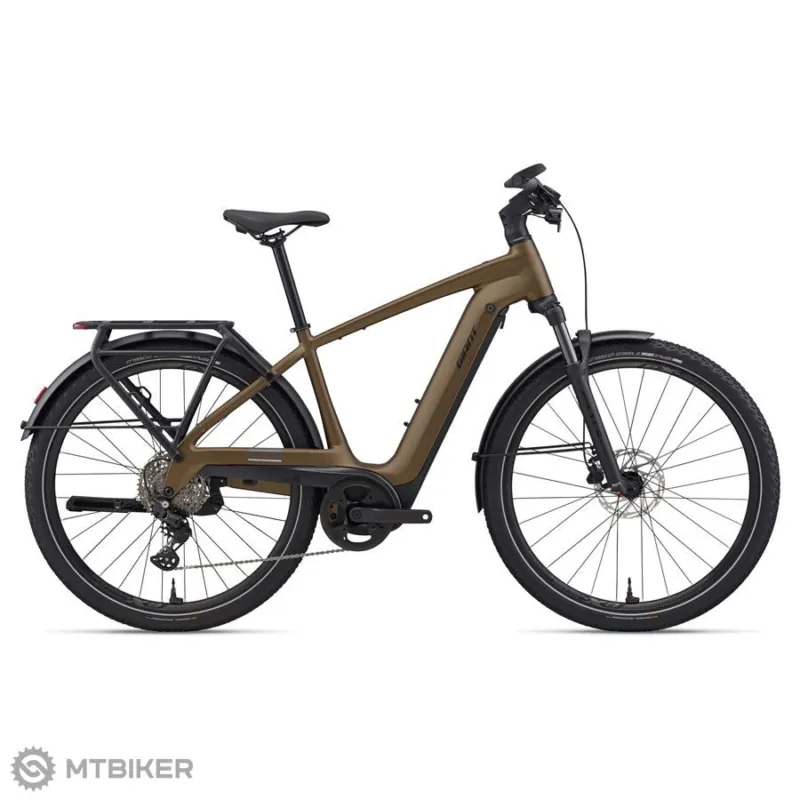 Bicicletă electrică Giant Explore E+ 3 Pro DD 28, pyrite brown - L Reducere extra