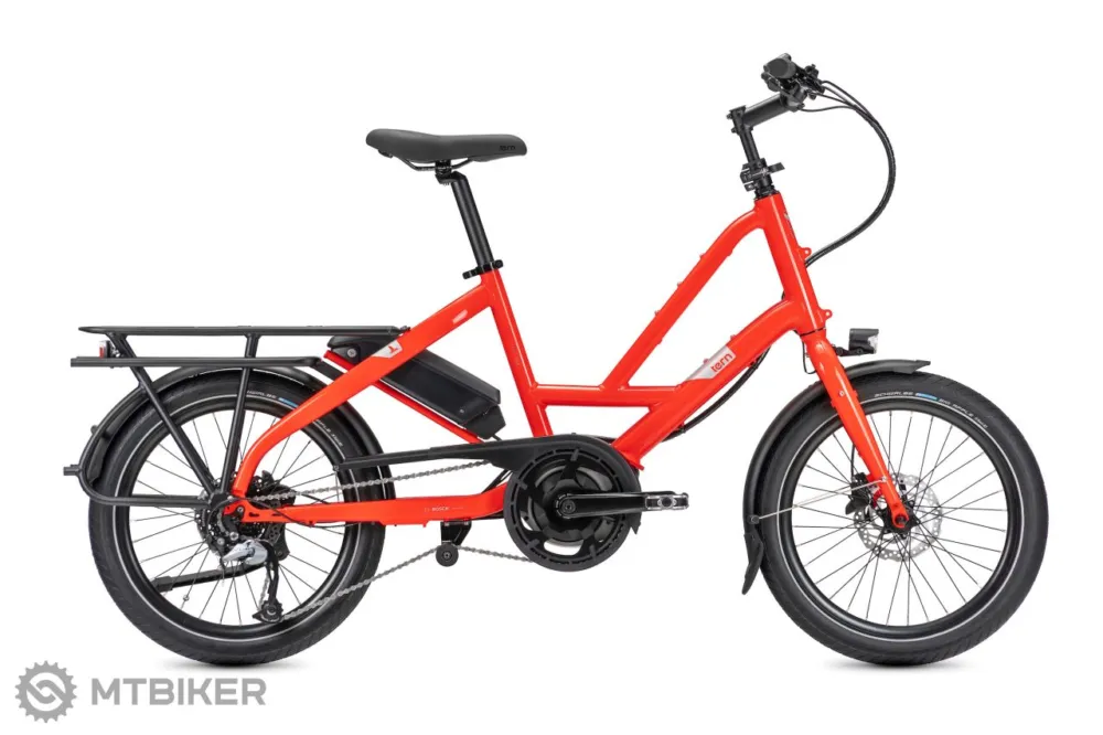 Preț mic Bicicletă electrică Tern Quick Haul D8 20, portocaliu
