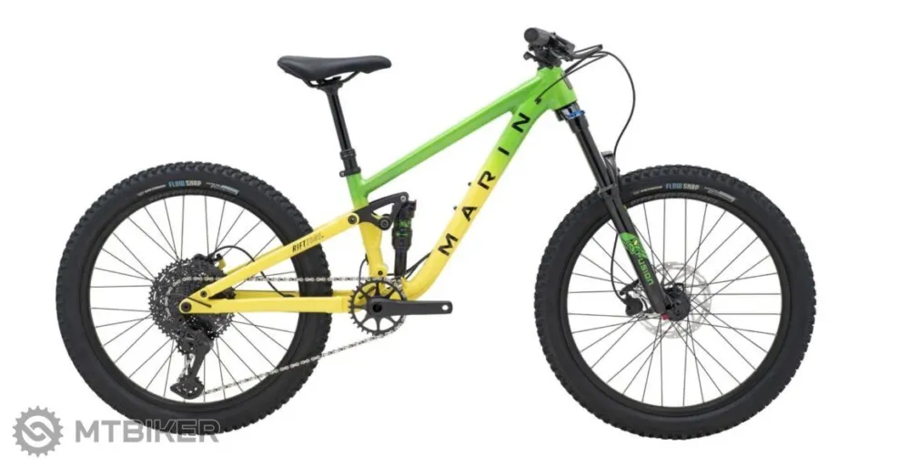 Bicicletă copii Marin Rift Zone Jr 24, verde/galben Expediere rapidă