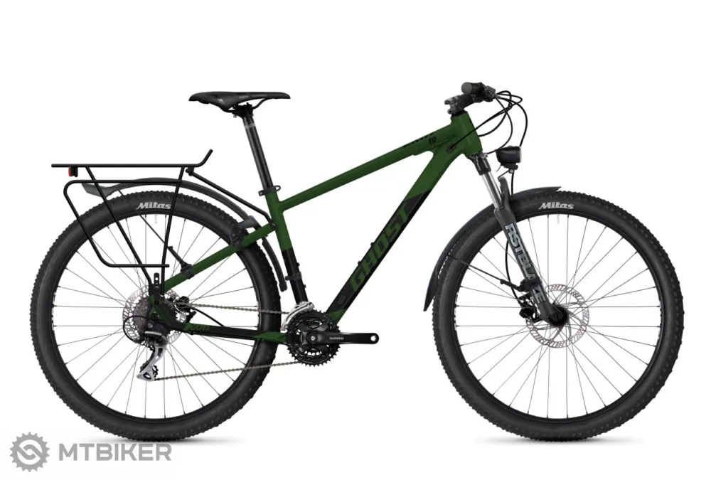 Bicicletă GHOST KATO EQ 27.5, khaki metallic/black metallic - S (155-170 cm ) Plată sigură