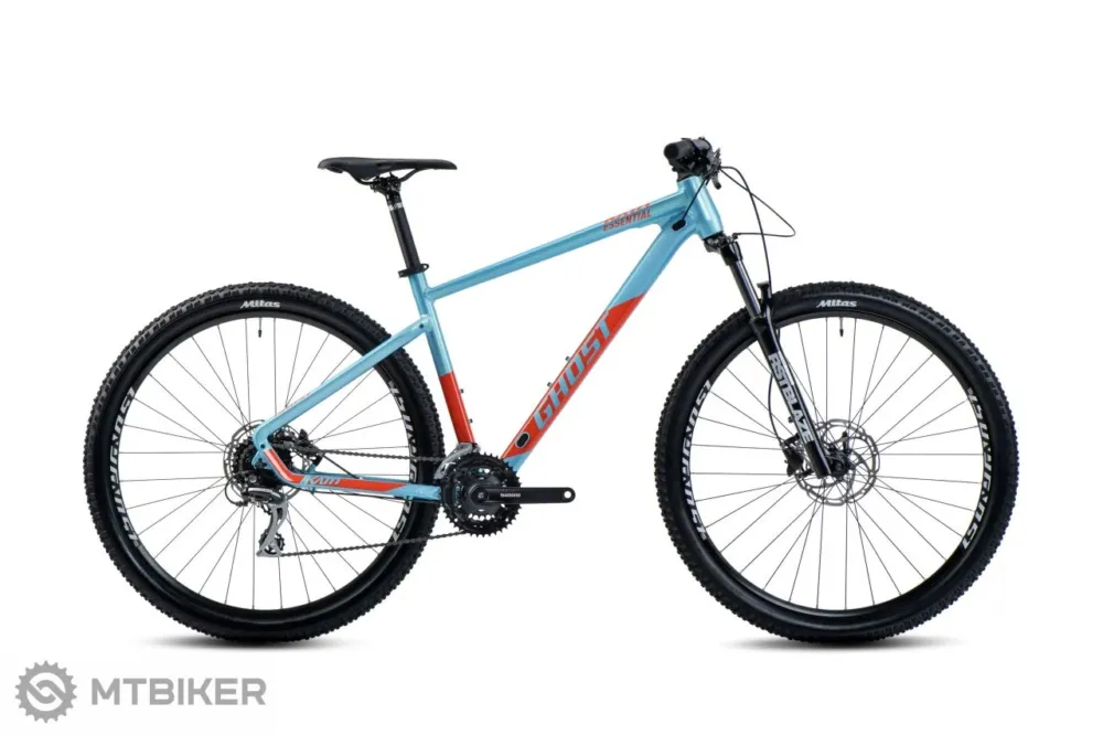 Ofertă specială Bicicletă GHOST KATO Essential 29, light blue pearl/orange gloss - L (175-190 cm )