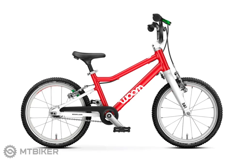 Bicicletă copii woom GO 3 Automagic 16, roșu Comandă acum
