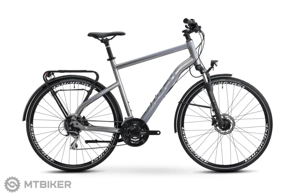 Preț mic Bicicletă GHOST Square Trekking 28, gri/gri - S