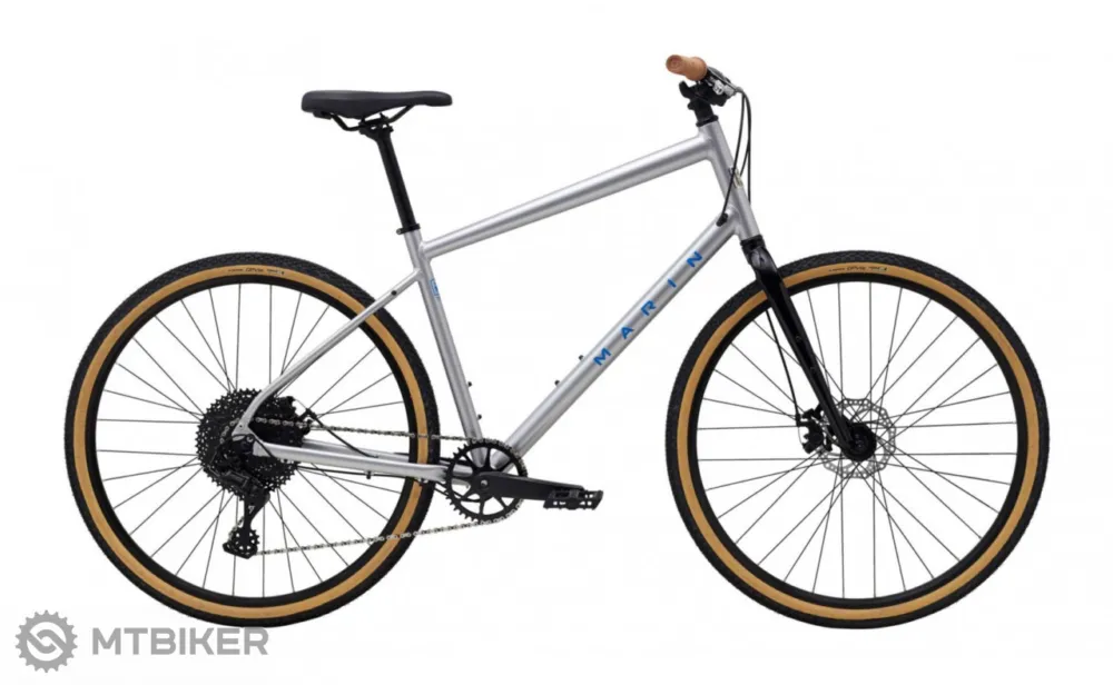 Ofertă exclusivă Bicicletă Marin Kentfield 2 28, crom/albastru - L