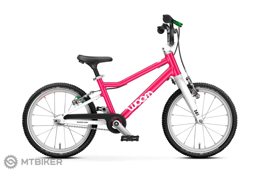 Bicicletă copii woom GO 3 16, hot pink Mai ieftin