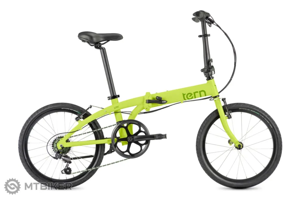 Bicicletă pliabilă Tern LINK B7 20, verde Lichidare de stoc