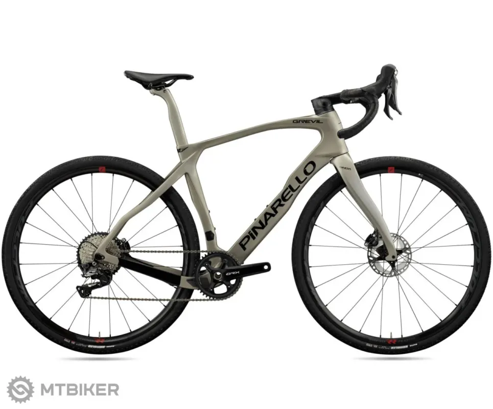 Reducere specială Bicicletă Pinarello Grevil F5 GRX610 1x12 Fulcrum 500 28, Stone Grey - 550