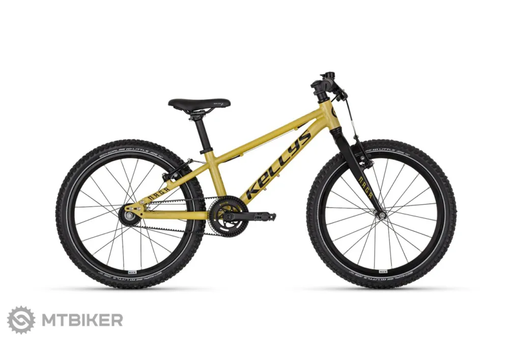 Bicicletă copii Kellys Naga Air Belt 20, galben Ultima șansă