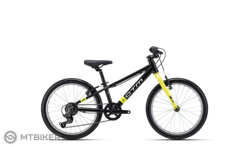Bicicletă copii CTM FLASH 20, negru mat Lichidare de stoc