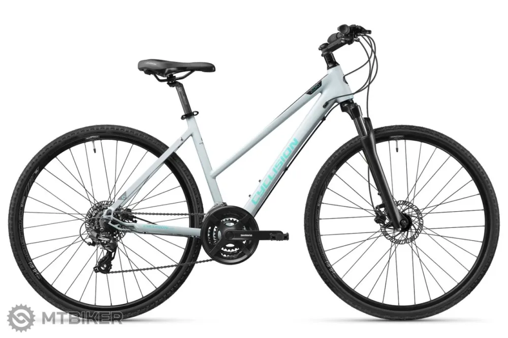 Popular Bicicletă damă Cyclision Zodya 4 MK-II 28, cold mint - L