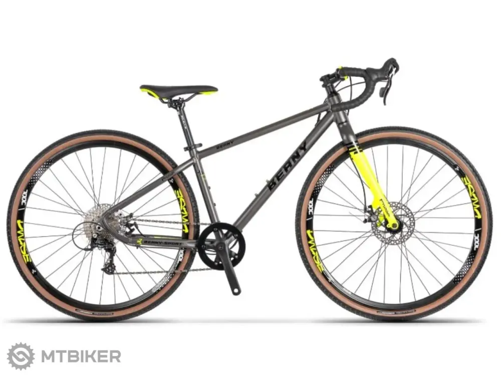 Preț mic Bicicletă copii Beany Pulse 700 28", neon yellow - 15"