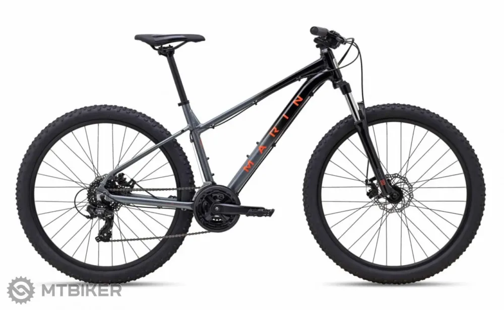 Ofertă specială Bicicletă de damă Marin Wildcat Trail 1, negru/gri/albastru - L
