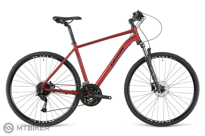 Bicicletă DEMA Aveiro 7 28, roșu/negru - M Calitate înaltă