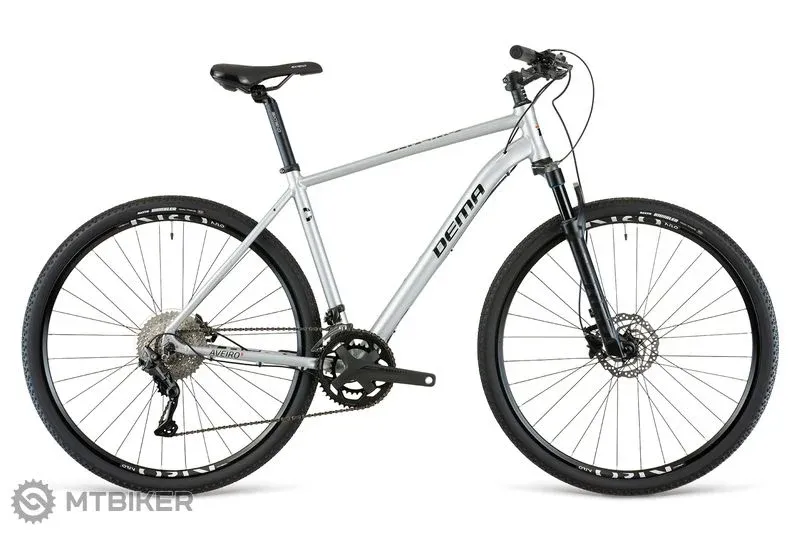 Bicicletă DEMA Aveiro 9 28, argintiu/negru - XL Transport gratuit