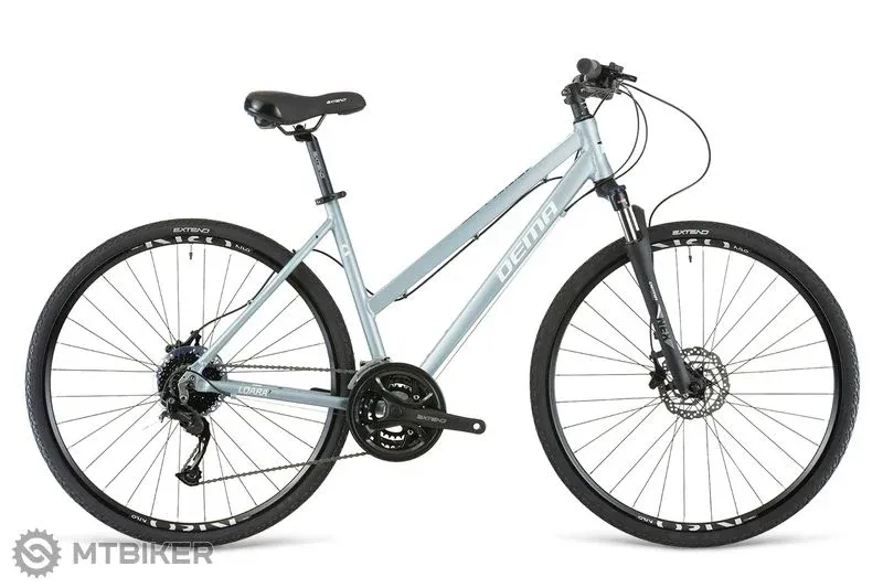Bicicletă damă DEMA LOARA 7 28, gri/negru - M Retur ușor