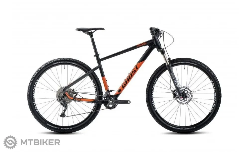 Bicicletă GHOST Kato Advanced 29, negru/portocaliu mat - M Livrare rapidă
