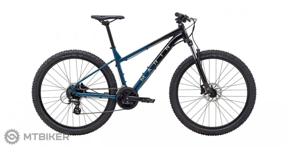 Bicicletă damă Marin Wildcat Trail 2 27.5, negru/albastru - L Reducere de preț