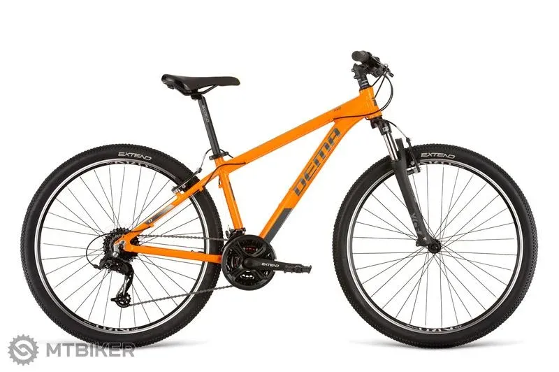 Bicicletă DEMA Pegas 1, portocaliu/gri închis - L Popular