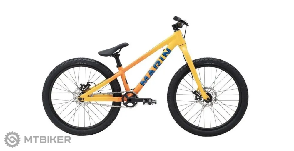 Disponibil imediat Bicicletă copii Marin Alcatraz Jr 24, galben