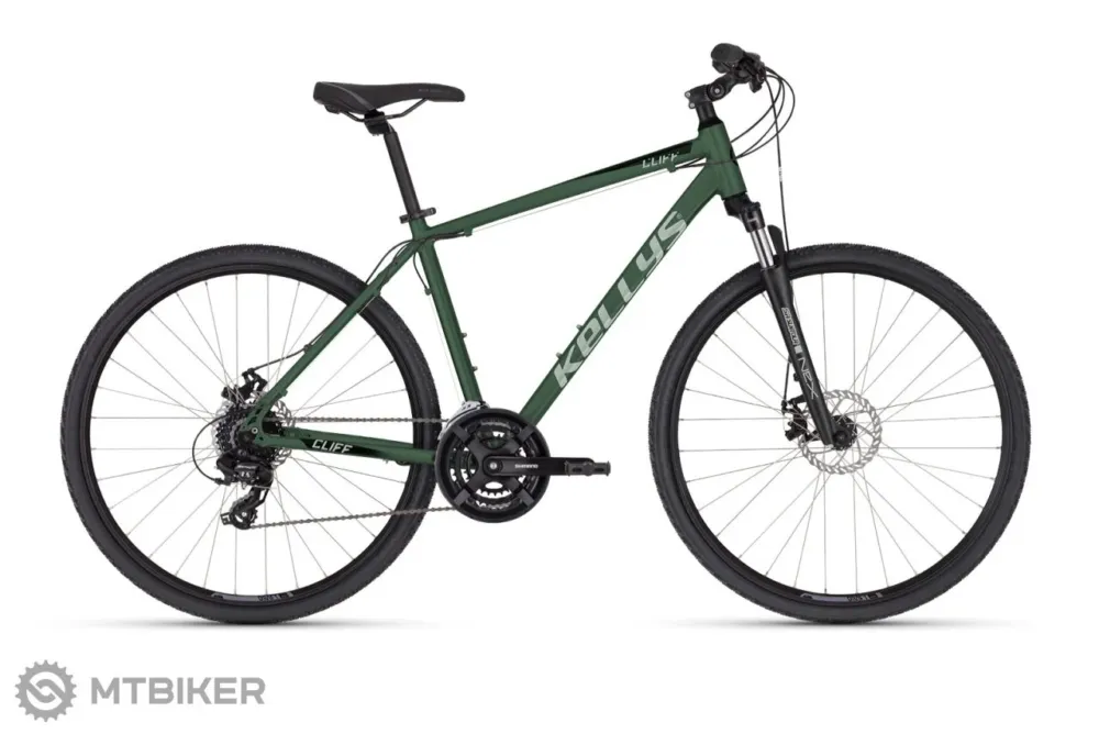 Ofertă Bicicletă Kellys Cliff 70 28, moss green - M