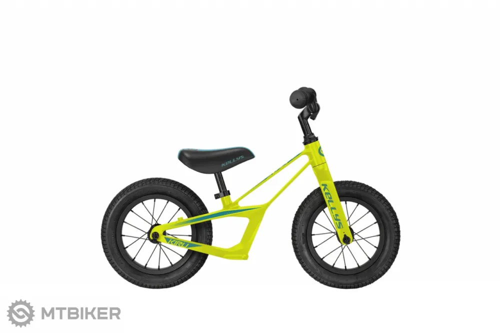 Bicicletă balans Kellys KIRU, 12", galben neon Reducere extra