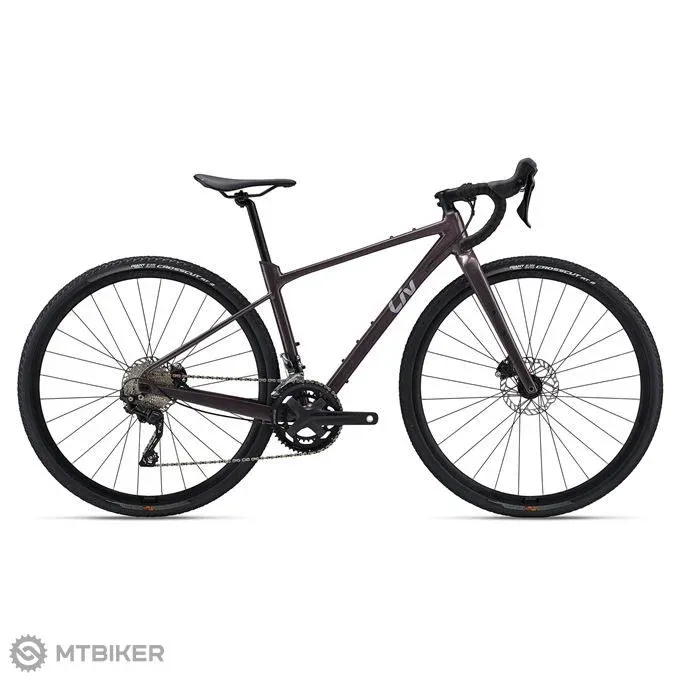 Bicicletă damă Liv Devote 1 28, charcoal plum - L Reducere specială