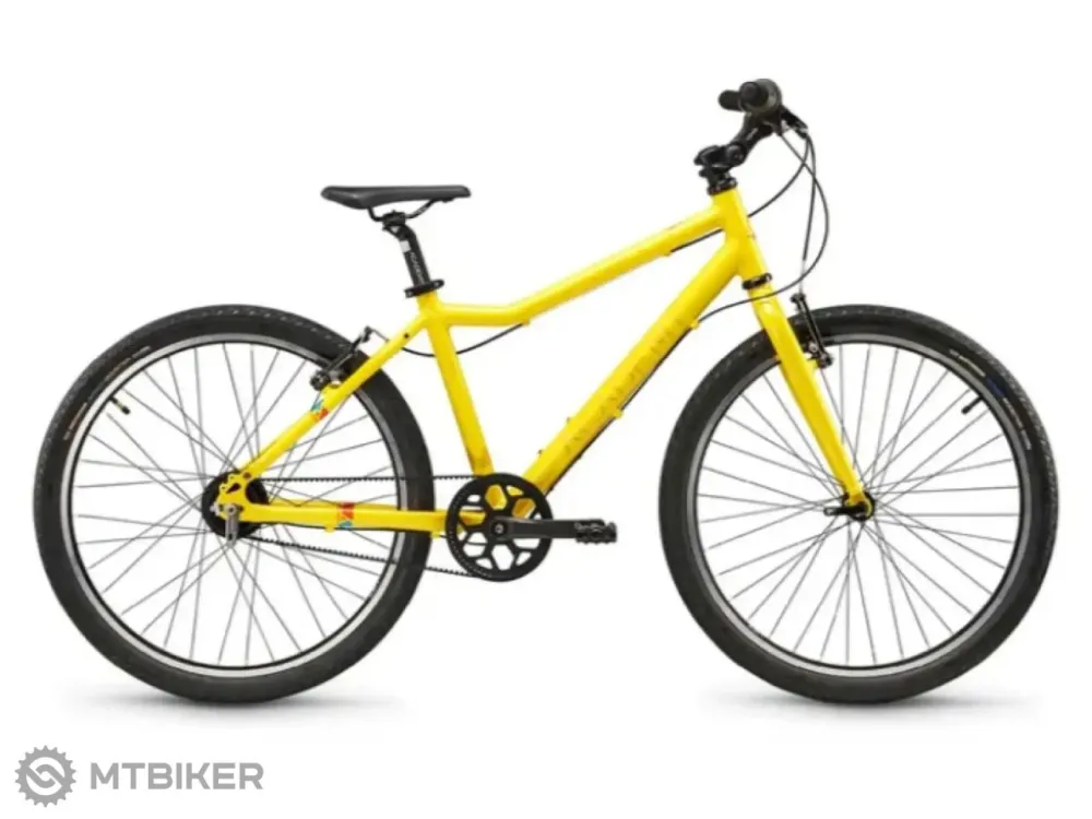 Chilipir Bicicletă copii ACADEMY Grade 5 Belt 24, galben