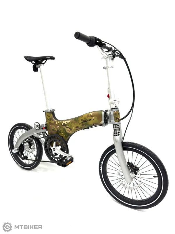 Ofertă specială Bicicletă pliabilă Sharvan City 3 viteze 18, multicam/argintiu