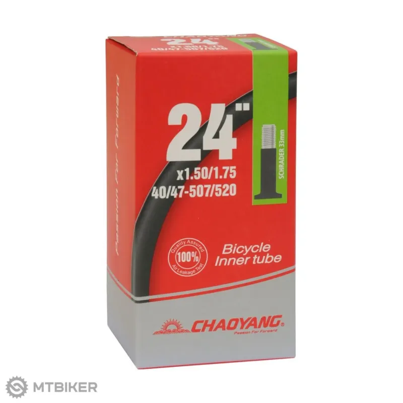 Cameră Chaoyang 24x1.50-1.75", valvă auto 33 mm Reducere specială