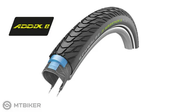 Cumpărături sigure Plášť Schwalbe Marathon 28x2.15" E-Plus Addix E-50, sârmă