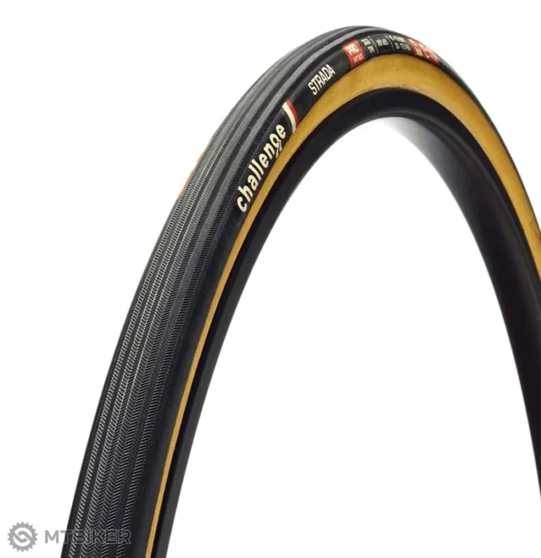 Cel mai bun preț Anvelopă Challenge Strada Pro 700x30C, kevlar, black/tan