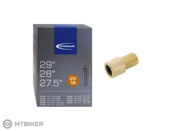 Lichidare de stoc Cameră Schwalbe 27.5-29" x1.75-2.4", ventil dunlop 40 mm - DV - valvă Dunlop