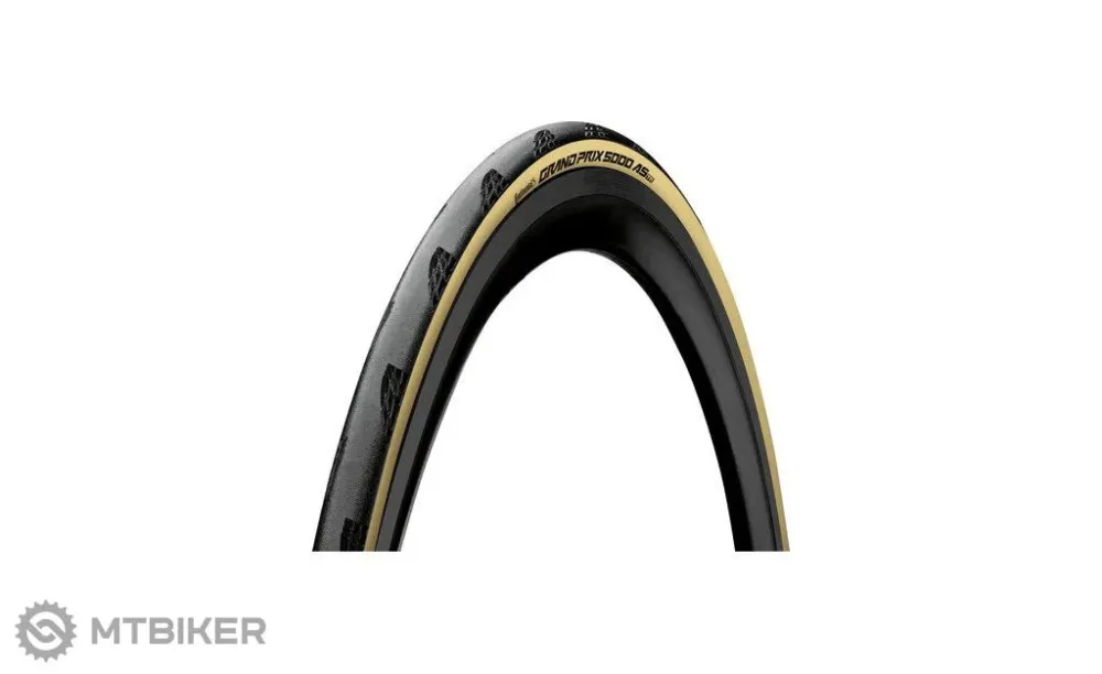 Anvelopă Continental Grand Prix 5000 AllSeason 700x25C, TR, kevlar, crem Reduceri