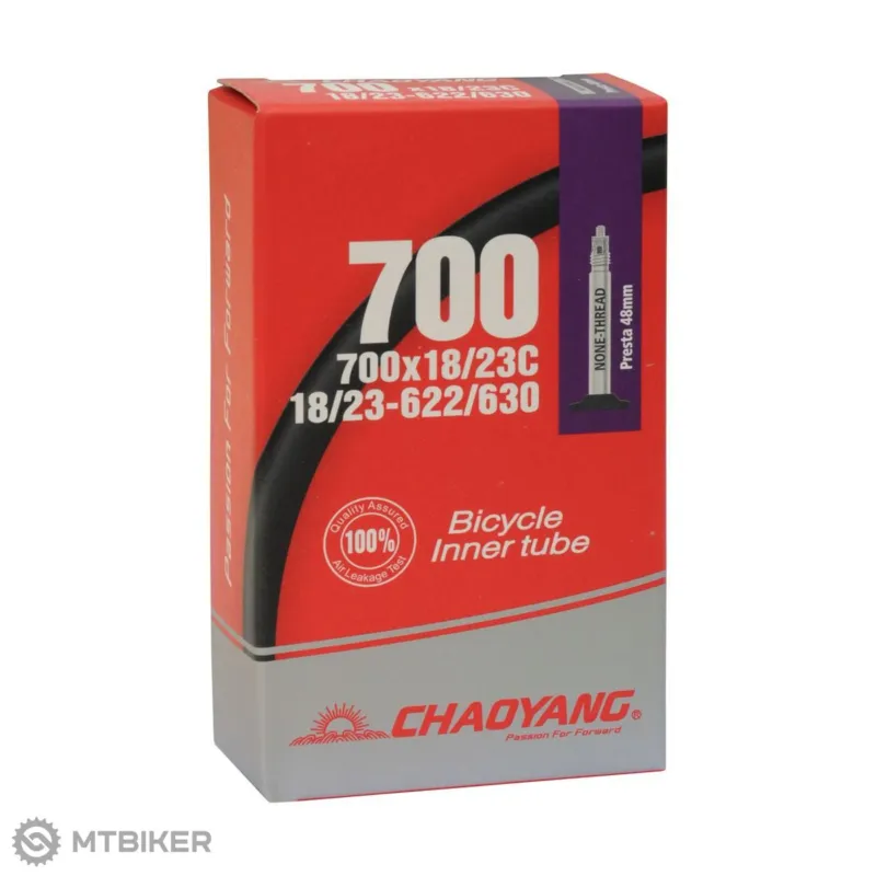 Noutate Cameră Chaoyang 700x18-23C, valvă Presta 48 mm