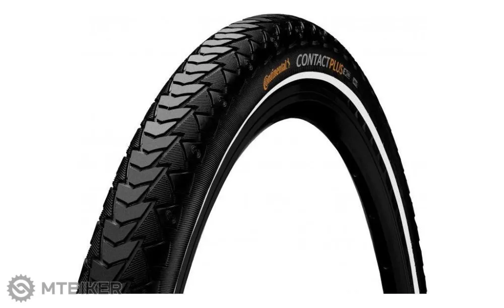 Anvelopă Continental Contact Plus 28x1.6" E-50 Reflex, sârmă - 28x1.6 Premium