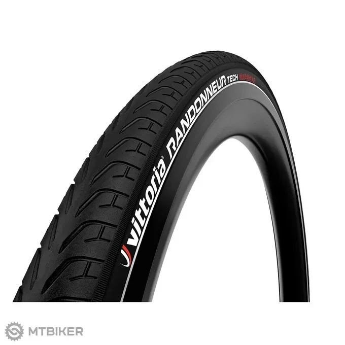 Disponibil imediat Plášť Vittoria Randonneur Tech 700x35C G2.0 Rigid, sârmă, negru/reflex